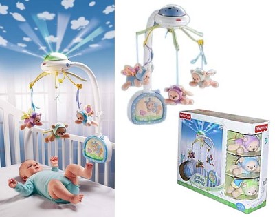 Музыкальный мобиль-проектор FISHER PRICE Мечты о Бабочках, прокат в Новосибирске, фото №1