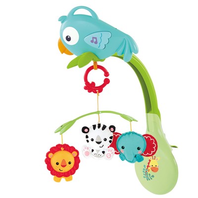 Музыкальный мобиль 3 в 1 FISHER PRICE Друзья из Тропическогго Леса, прокат в Новосибирске, фото №1