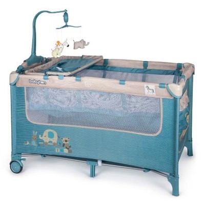 Манеж-кровать Babyton Blue, прокат в Новосибирске, фото №1
